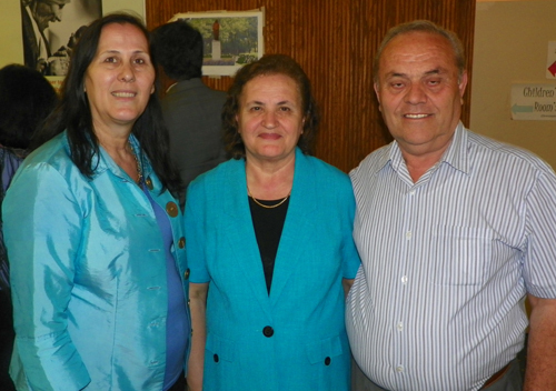 Valentina Sulaj with Mira and Hasan Bakia