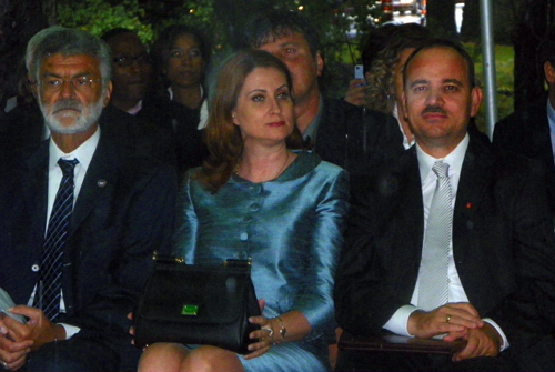 Cleveland Mayor Frank Jackson with Mrs and President Nishani