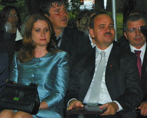 The Honorable Bujar Nishani, President of Albania and wife