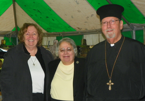 Sister Kathleen Ryan, Sister Judith Ann Karam and Father John Loejos 