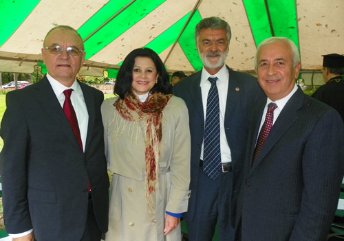 with Dona Brady, Mayor Frank Jackson and Iliaz Vironi
