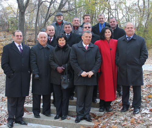 Albanian delegation in Cleveland