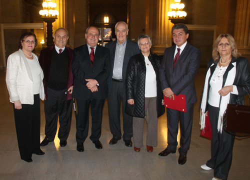 Albanian delegation group