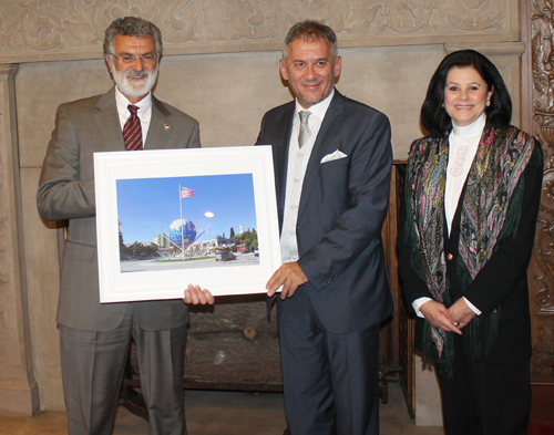 Mayor Jackson, Fate Velaj and Dona Brady