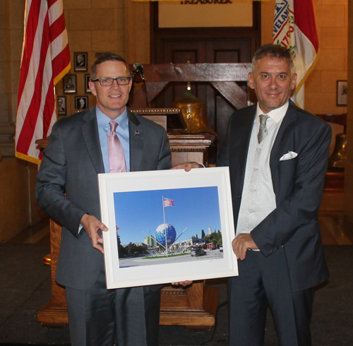 Cleveland City Council President Kevin Kelley and Fate Velaj