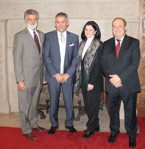 Mayor Jackson, Fate Velaj, Dona Brady and Mayor Zeqaj