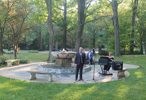 Albanian Cultural Garden stage