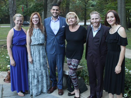 Performers with Lithuanian Consul Ingrida Bublys