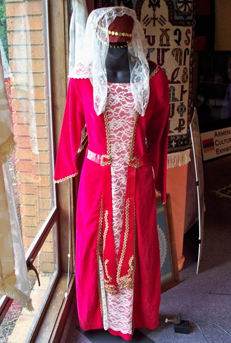 Armenian costume at Armenian Cultural Exhibit in Cleveland