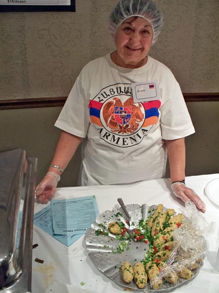 Armenian food at Armenian festival