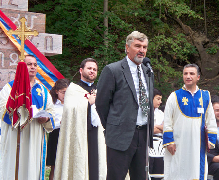 Paul Burik, president of the Cleveland Cultural Garden Federation