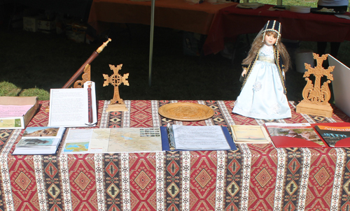 Armenian cultural display