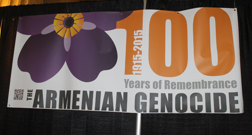 Armenian Genocide banner