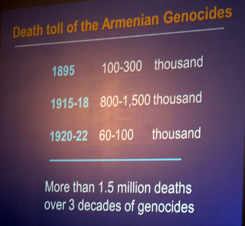 Douglas Kerr keynoye on Armenian Genocide