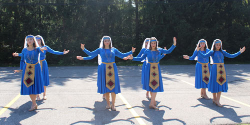 Girls Cherry Tree Armenian dance at 2019 Cleveland Armenian Festival