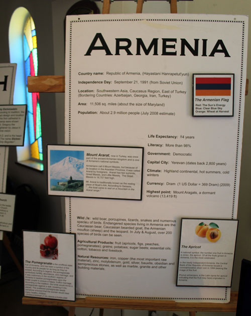 St. Gregory of Narek Armenian Church sign