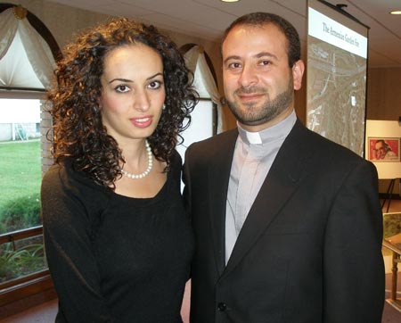 Deacon Artak Khachikyan and wife Hasmik