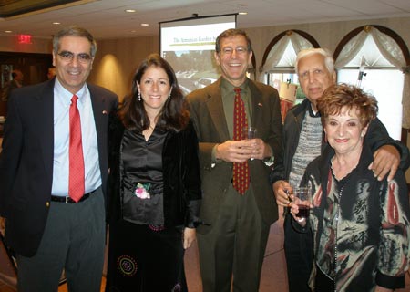 Ara and Leslie Bagdasarian, Dr. Sebouh Setrakian and Jerry and Adele Ourlian