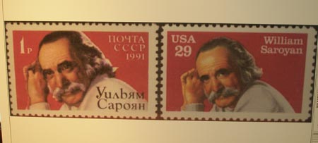William Saroyan stamps