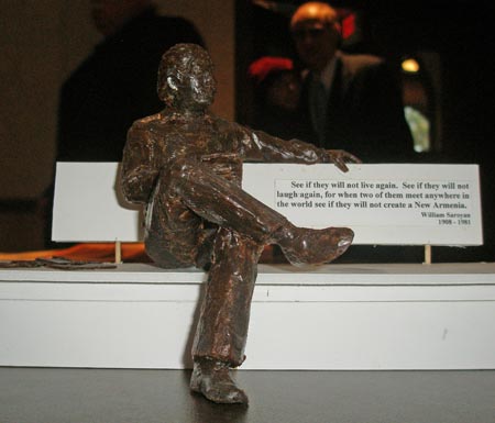 William Saroyan statue