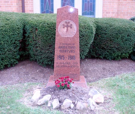 St. Gregory of Narek Armenian Apostolic Church Armenian Martyrs mounument