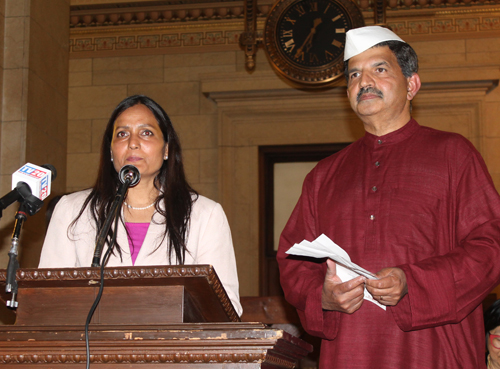 Asian Indian Heritage Project was explained by Michael Sreshta and Dr. Poonam Bala