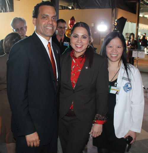 Councilman Jeff Johnson, Toinette Parrilla and Sibley Strader