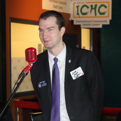 Matt Keyes representing US Senator Sherrod Brown