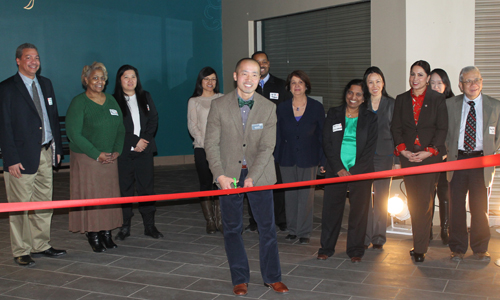 ICHC ribbon cutting