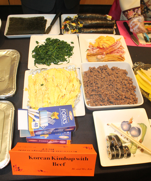 Korean Kimbap appetizers