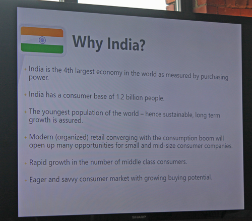 Vinita Mehra, Partner, Kegler, Brown Hill + Ritter slide - Why India