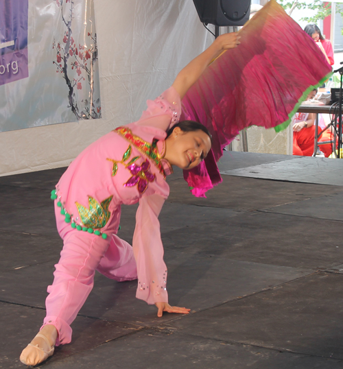  young lady from OCA Pittsburgh performed a traditional Chinese dance