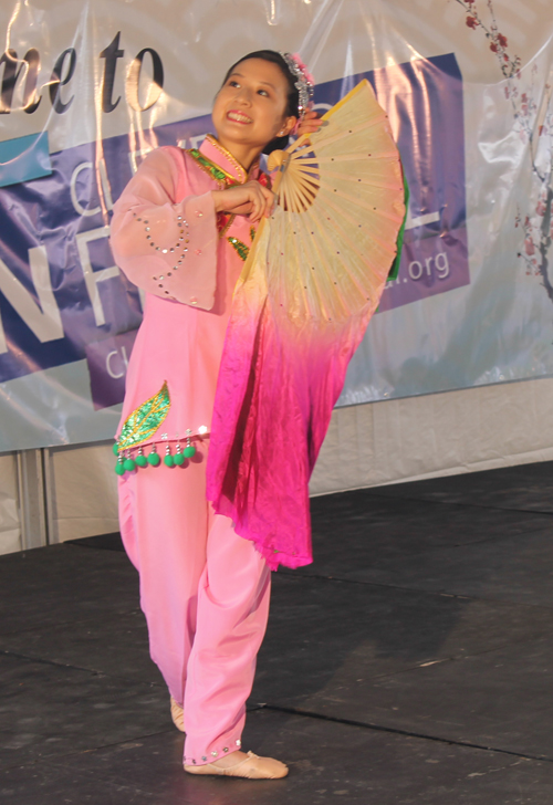  young lady from OCA Pittsburgh performed a traditional Chinese dance