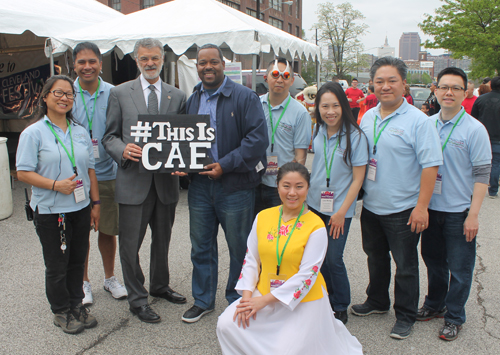 Mayor Jackson, Councilman Dow and CAF Exec Board