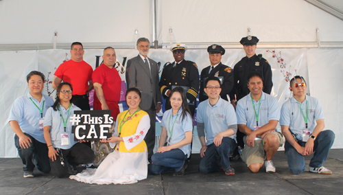 Cleveland Mayor Jackson, CPD Commander Jones, CAF board  and police officer of Asian Heritage