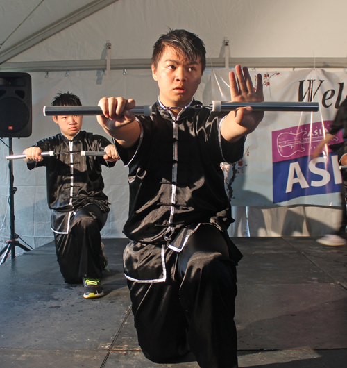 Great Wall Enrichment Center Martial Arts demo at Cleveland Asian Festival