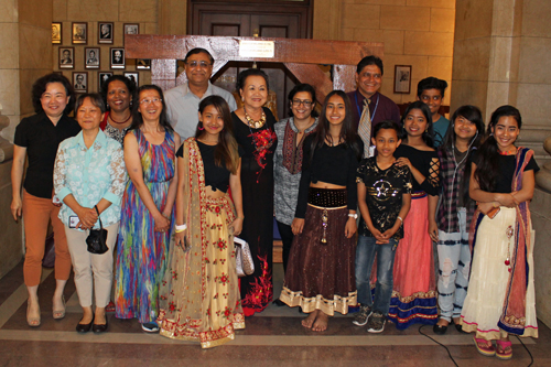 Asian Heritage night at Cleveland City Hall group