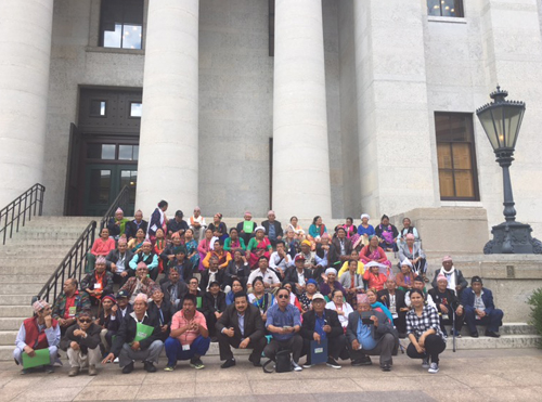 80 Bhutanese refugees from Akron attending the Legislative Day