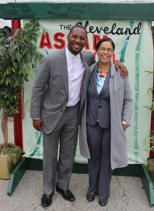 City Councilman Basheer Jones and County Councilwoman Yvonne Conwell