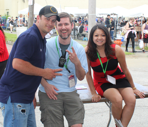 DJ, Aaron Schweizer and Jennifer Luu