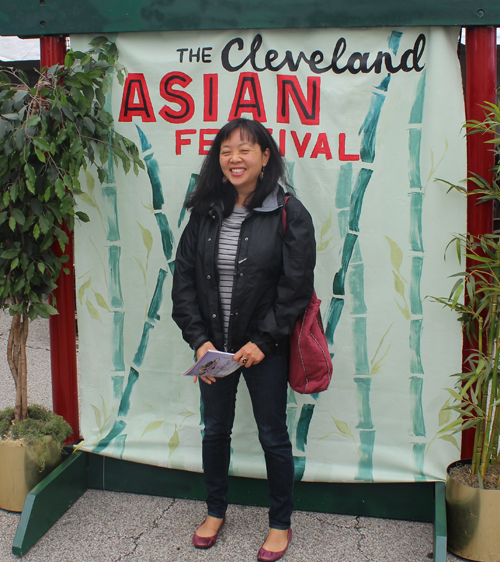 Posing at the Cleveland Asian Festival