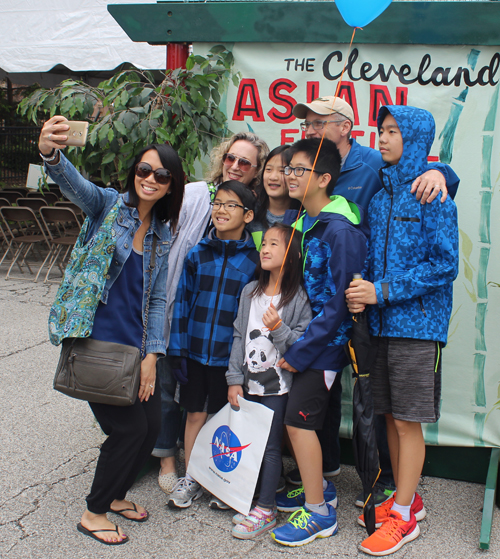 Posing at the Cleveland Asian Festival