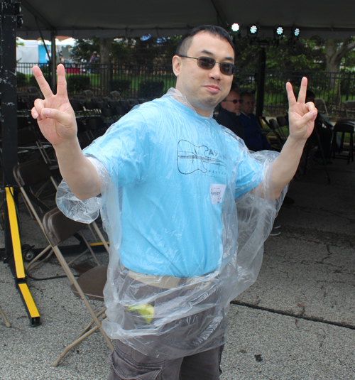 A little rain won't stop a CAF volunteer