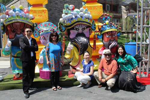 Cleveland Asain community leaders at Asian Lantern Festival preview