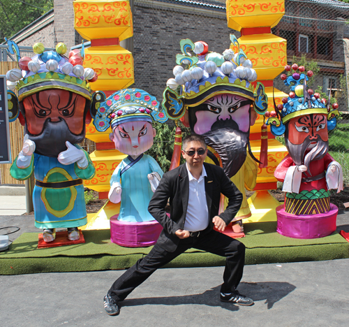 Johnny Wu at Asian Lantern Festival at Cleveland Metroparks Zoo
