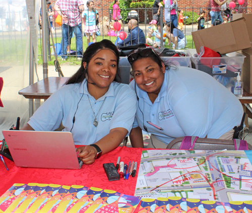 Cleveland Asian Festival volunteers  Alissa Marie and Melyssa Martin