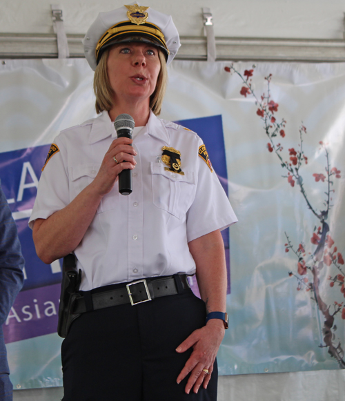 3rd District Police Commander Dorothy Todd  at Cleveland Asian Festival