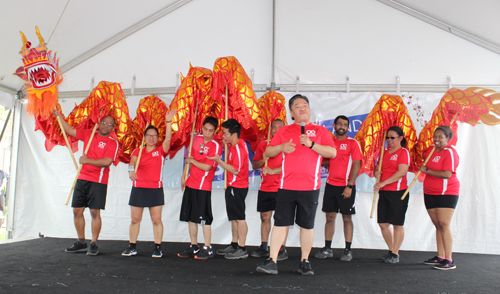 OCA Dragon Team at Cleveland Asian Festival Lantern Stage