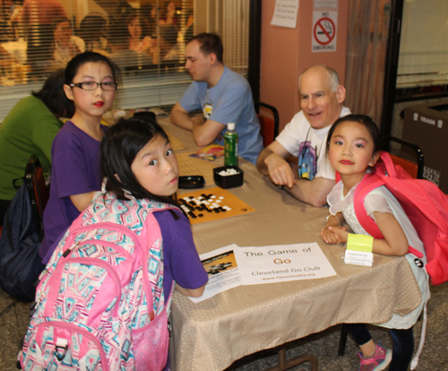 All ages enjoyed learning and playing the game of Go