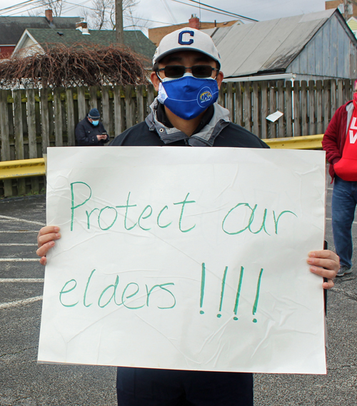 Protect our elders sign